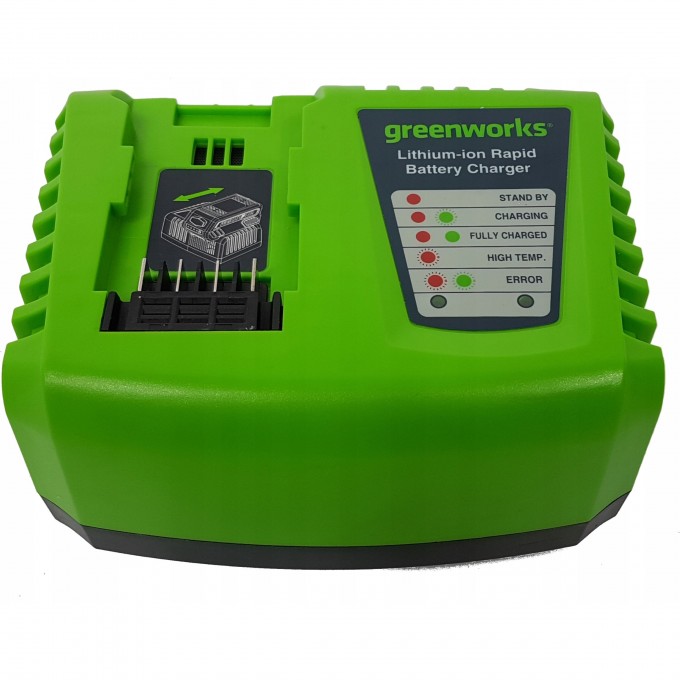 Быстрое зарядное устройство GREENWORKS G40UC4, 40V 2924107 Быстрое зарядное устройство GREENWORKS G40UC4, 40V 2924107