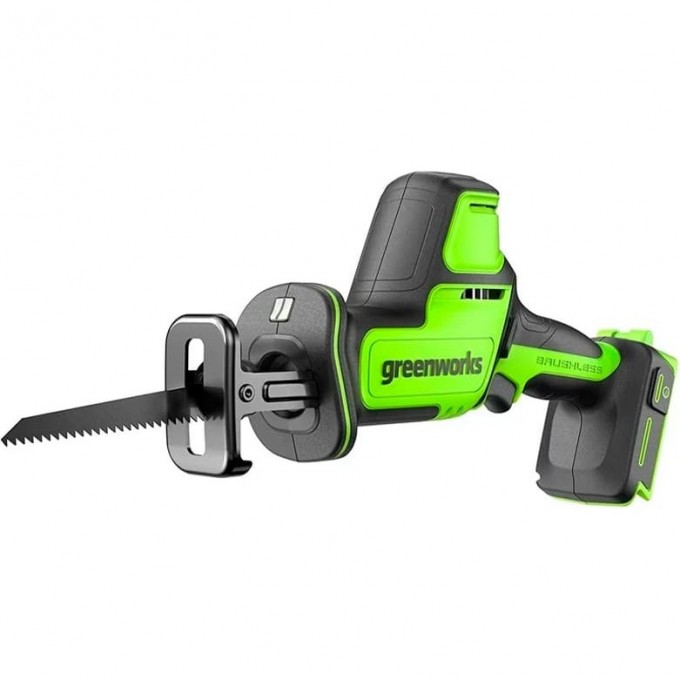 Пила сабельная компактная GREENWORKS GPT-CRS-25 24В 1200507 Пила сабельная компактная GREENWORKS GPT-CRS-25 24В 1200507