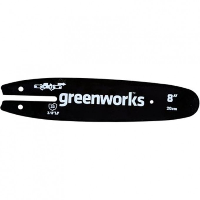Полотно для электропилы GREENWORKS 20 см 29497 Полотно для электропилы GREENWORKS 20 см 29497