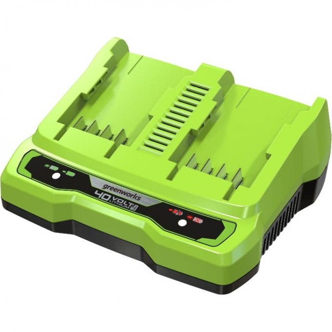 Зарядное устройство на 2 слота GREENWORKS G40UC2,40V 2938907 Зарядное устройство на 2 слота GREENWORKS G40UC2,40V 2938907